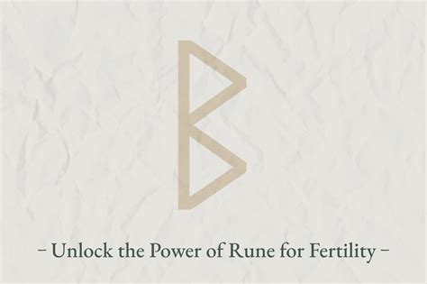 Runes for fertility